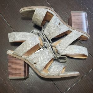 BC Strappy Lace-Up Sandals